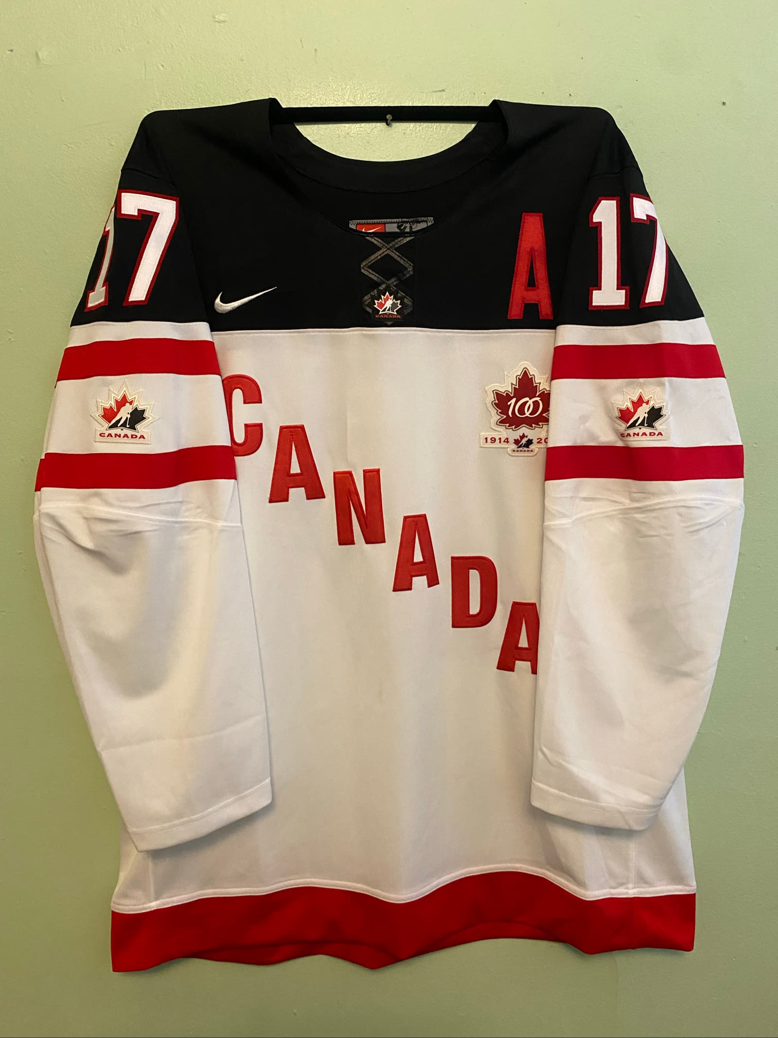 Team Canada 2014 Centennial 'McDavid' Nike IIHF Hockey Jersey - Alternate Captain #17