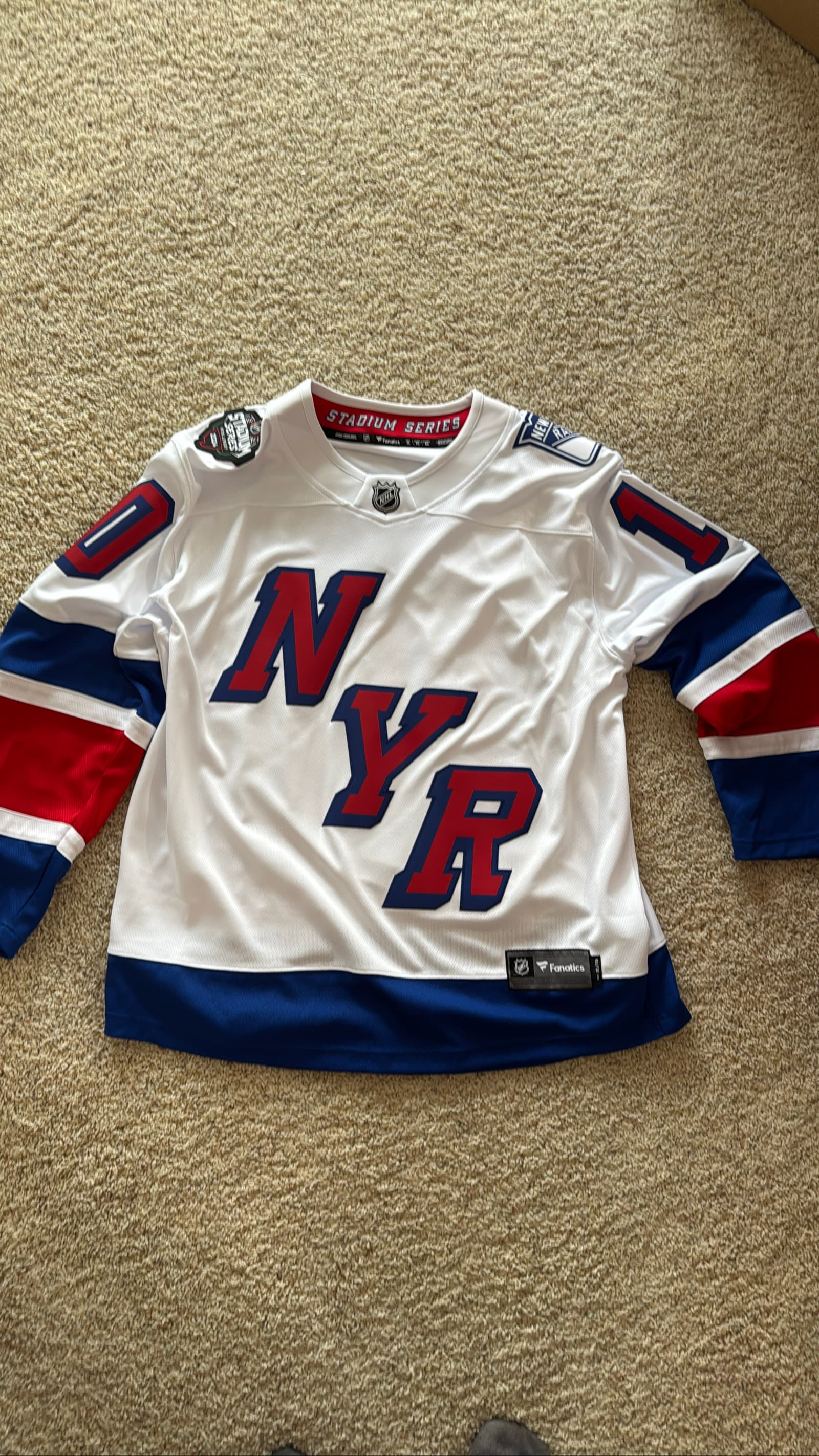 New York Rangers Artemi Panarin NHL Stadium Series Fanatics Jersey - Size XL