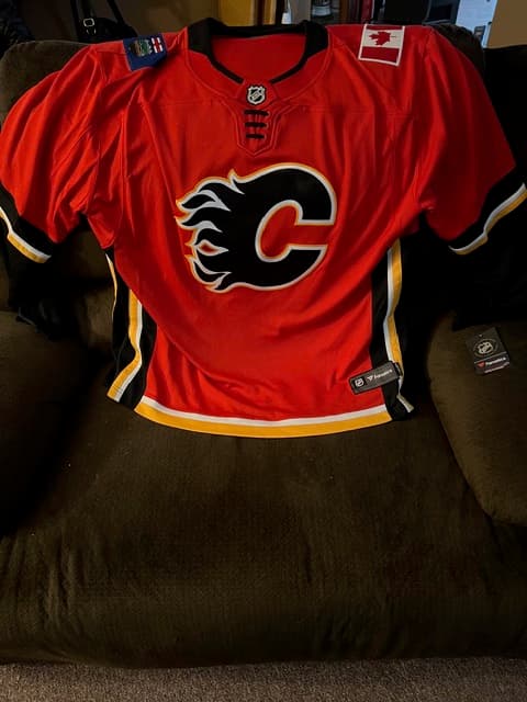 2021 Calgary Flames "Flame C" Blank