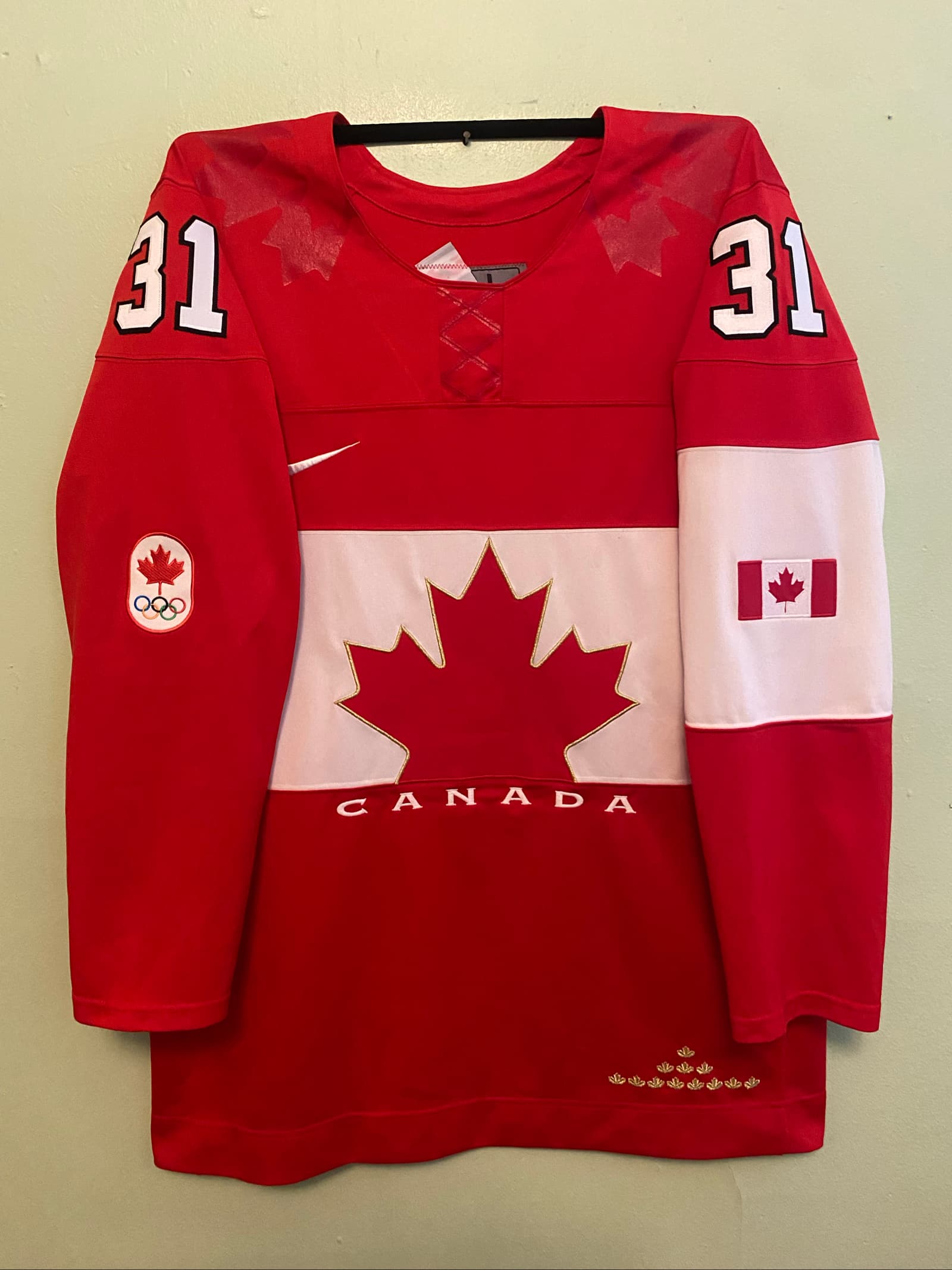 Team Canada Carey Price Nike IIHF Hockey Jersey - Red Olympic Edition