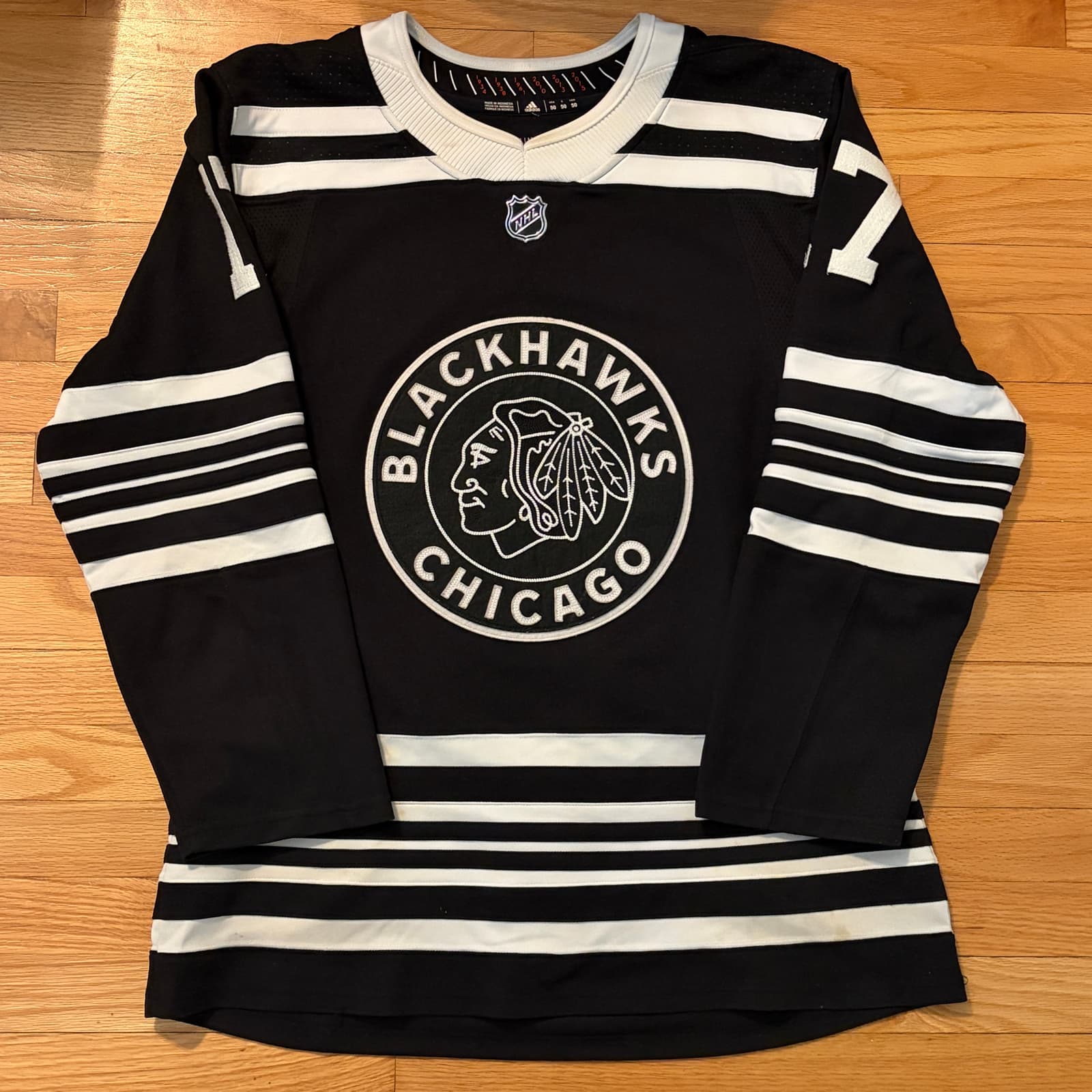 Chicago Blackhawks Alternate Size 50 - Dylan Strome - Adidas Indo - 2018/19 - 2021