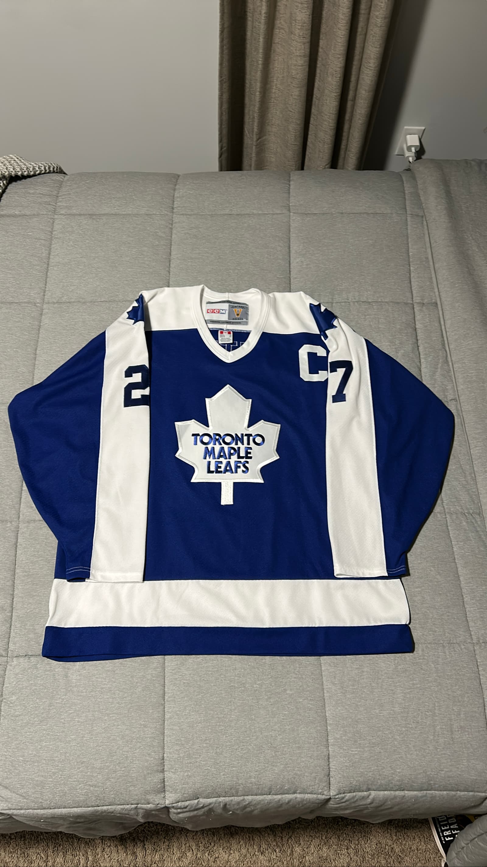 Toronto Maple Leafs Darryl Sittler Vintage CCM NHL Hockey Jersey - Size XL