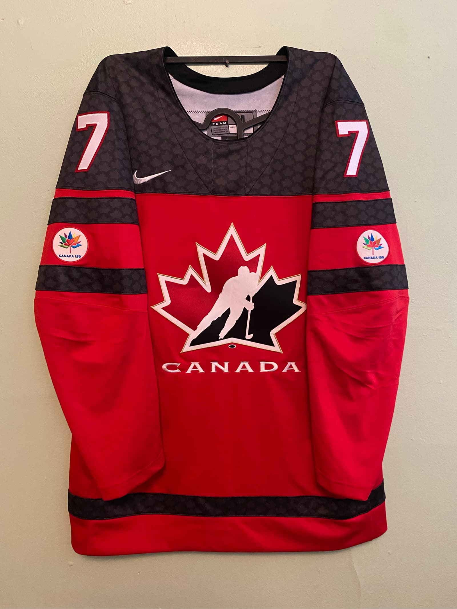 Team Canada Cale Makar Nike IIHF Hockey Jersey - Canada 150 Edition - Size Unknown