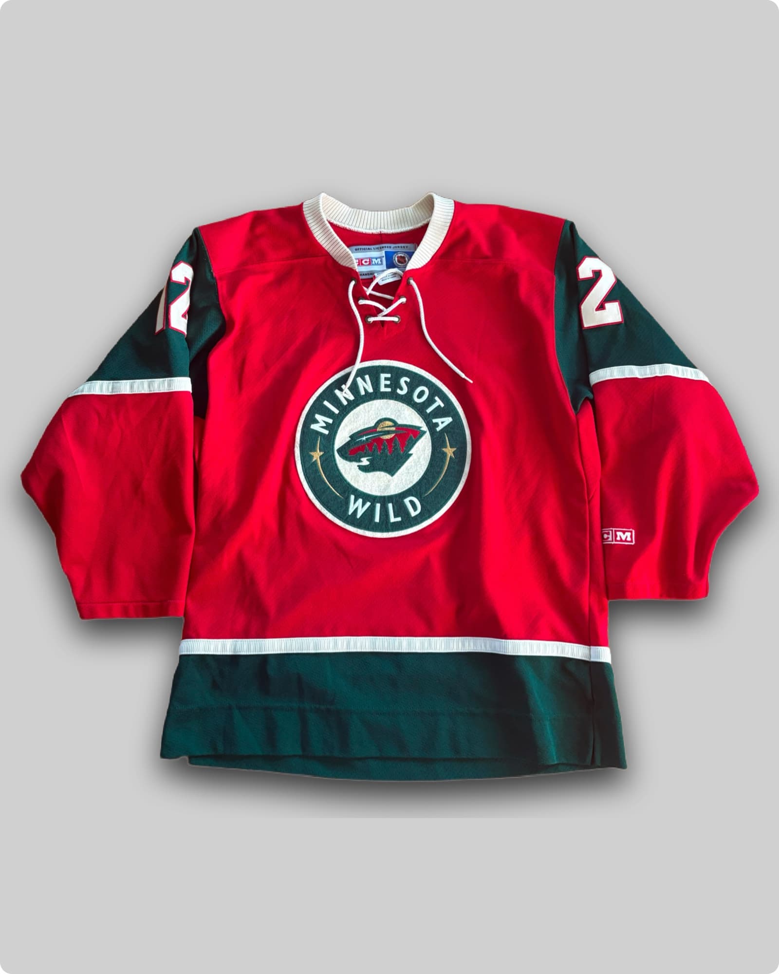 Minnesota Wild Brian Rolston CCM NHL Hockey Jersey - Red/Green